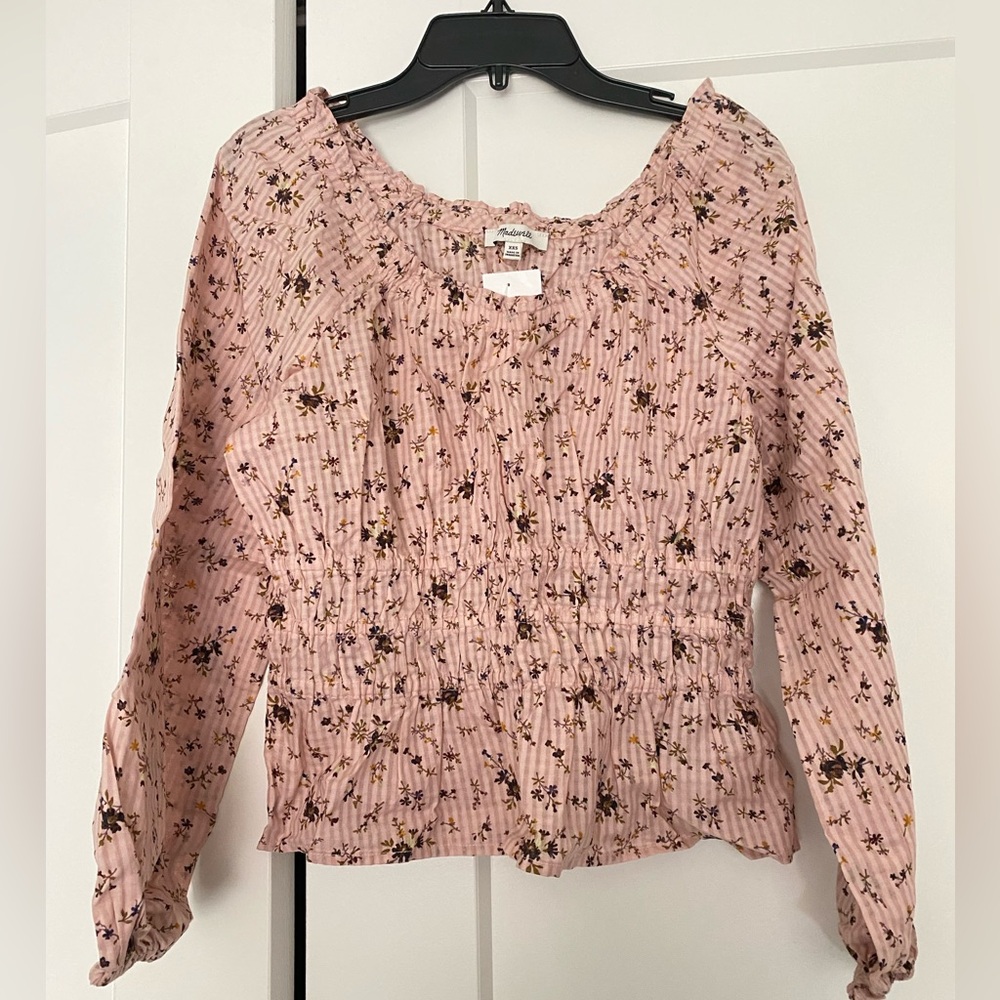NWT Madewell Floral Top